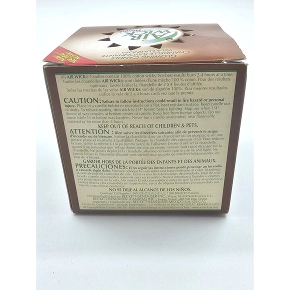 AIRWICK Grandmas Cookies by Wizard Glowing Candle Discontinued 2002 New - Picture 3 of 11